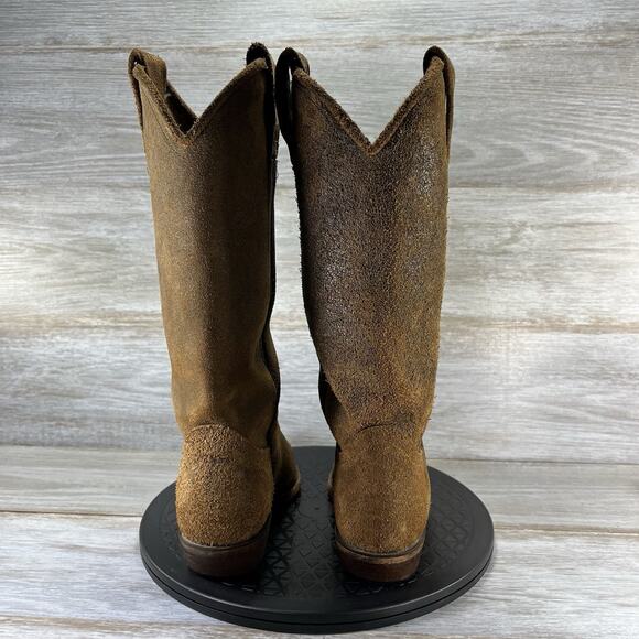 Dan Post Women's Roughie Tan Western Cowboy Boots Size 7 - Picture 4 of 8